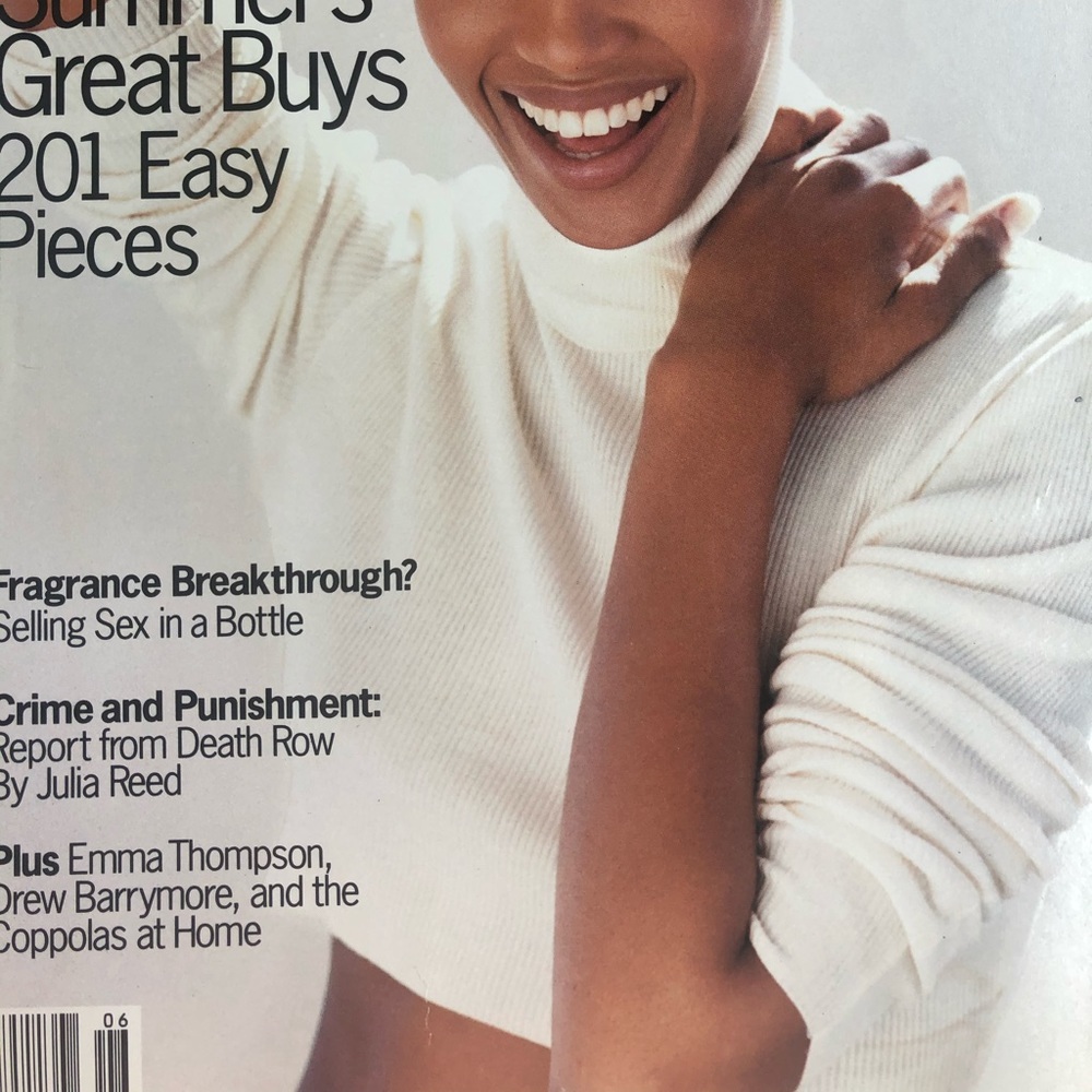 Vogue JUNE 1993 NAOMI CAMPBELL Like New - Picture 7 of 8